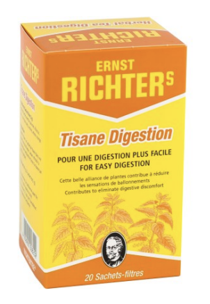 LOT DE 5 boites Ernst Richter's Tisane Transit 20 sachets dluo