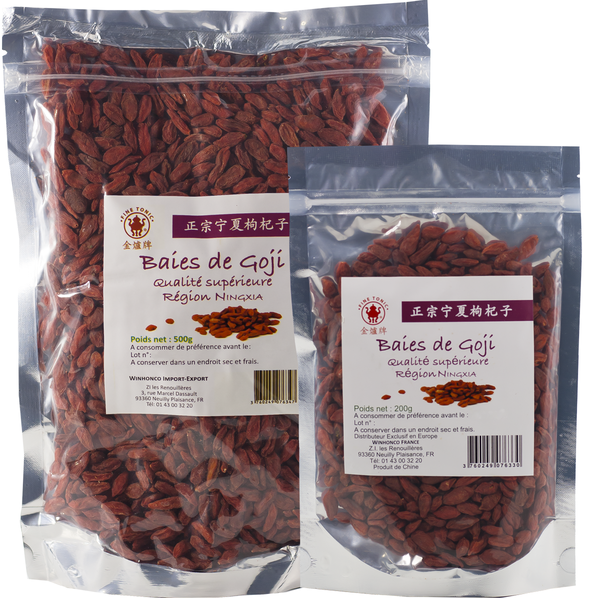 Baies de Goji - région Ningxia (200g & 500g)-image