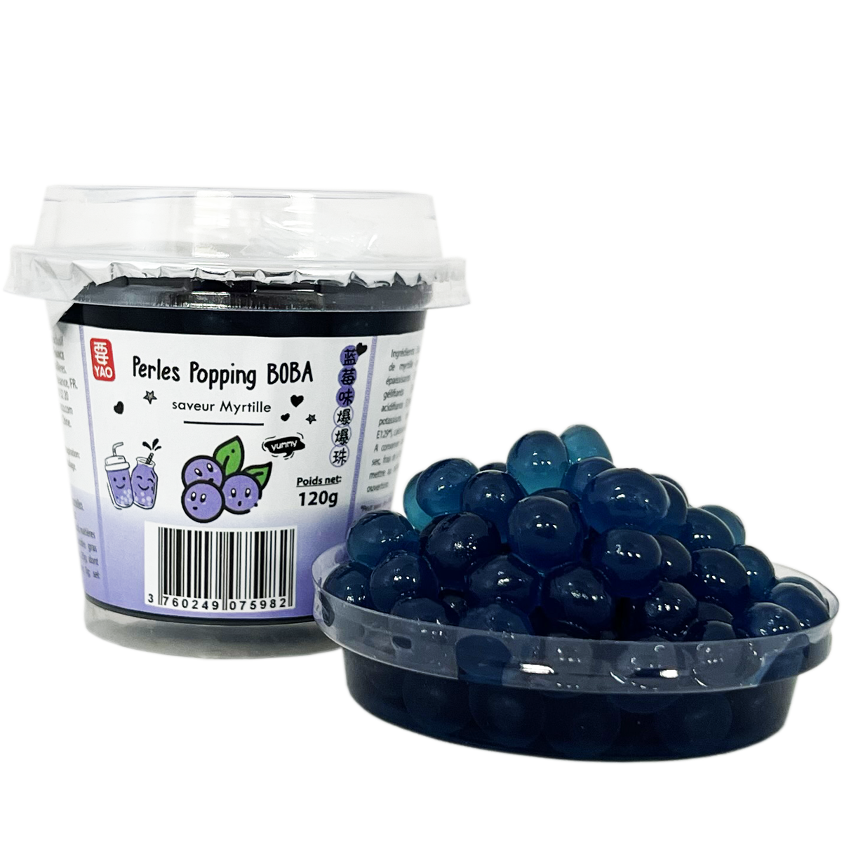 YAO Popping Boba 120g - Myrtille-image