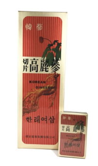 Racine de ginseng séché coréen (en lamelle)-image