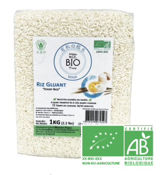 Mon riz gluant thai bio-image